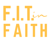 F.I.T. in Faith logo yellow